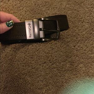 Mens Columbia brown belt